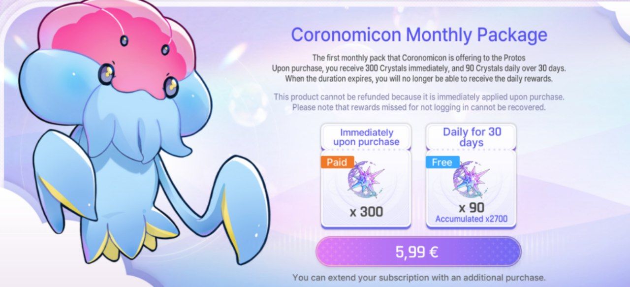 Coronomicon Monthly Package